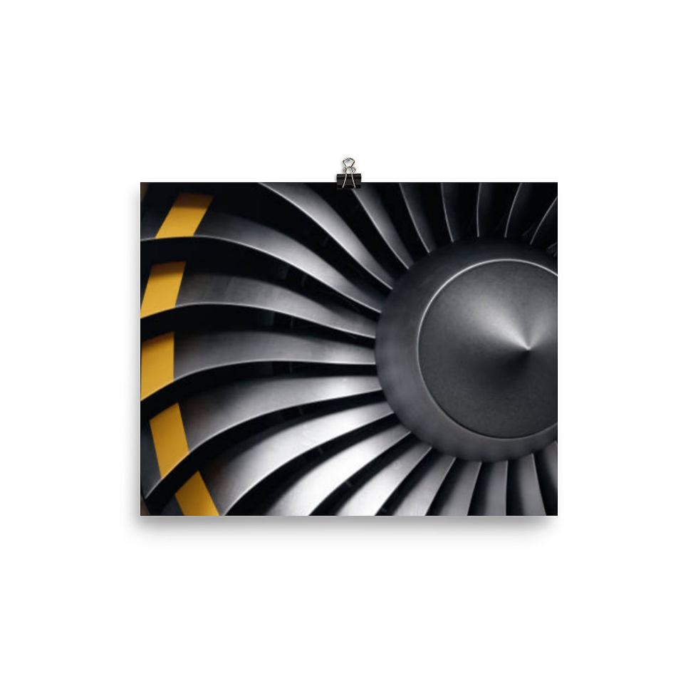 Thumbnail: Aircraft Engine Poster #1