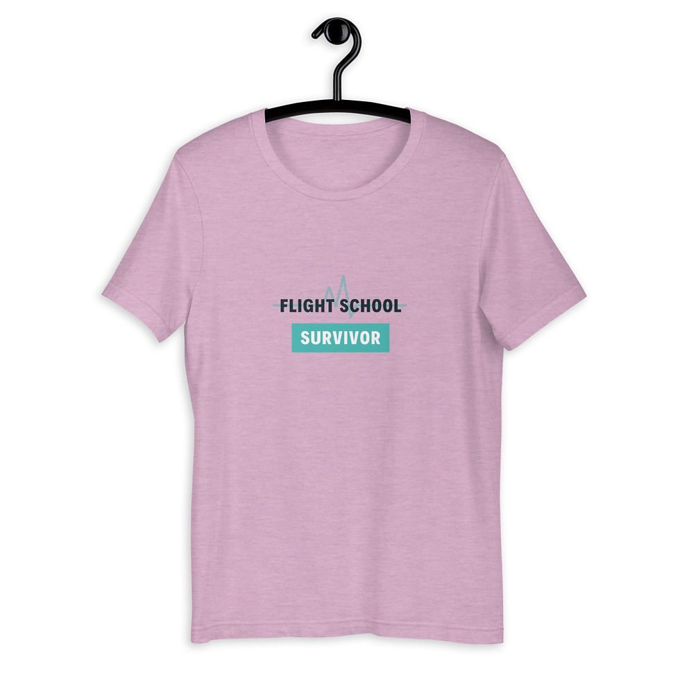 Thumbnail: Flight School Survivor Short-Sleeve Unisex T-Shirt