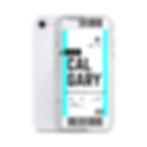 Thumbnail: Calgary Boarding Pass iPhone Case