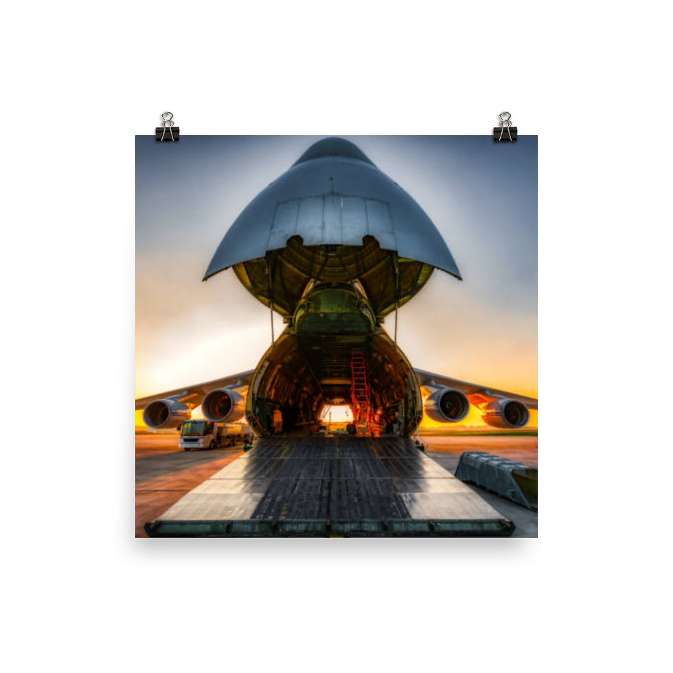 Thumbnail: Nose Up Globemaster Poster