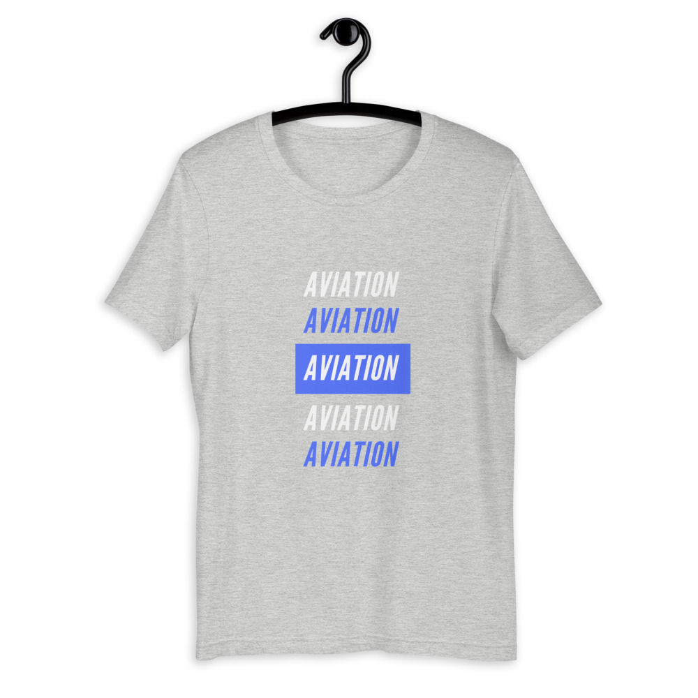 Blue Aviation Short-Sleeve Unisex T-Shirt