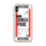 Thumbnail: Singapore Boarding Pass iPhone Case