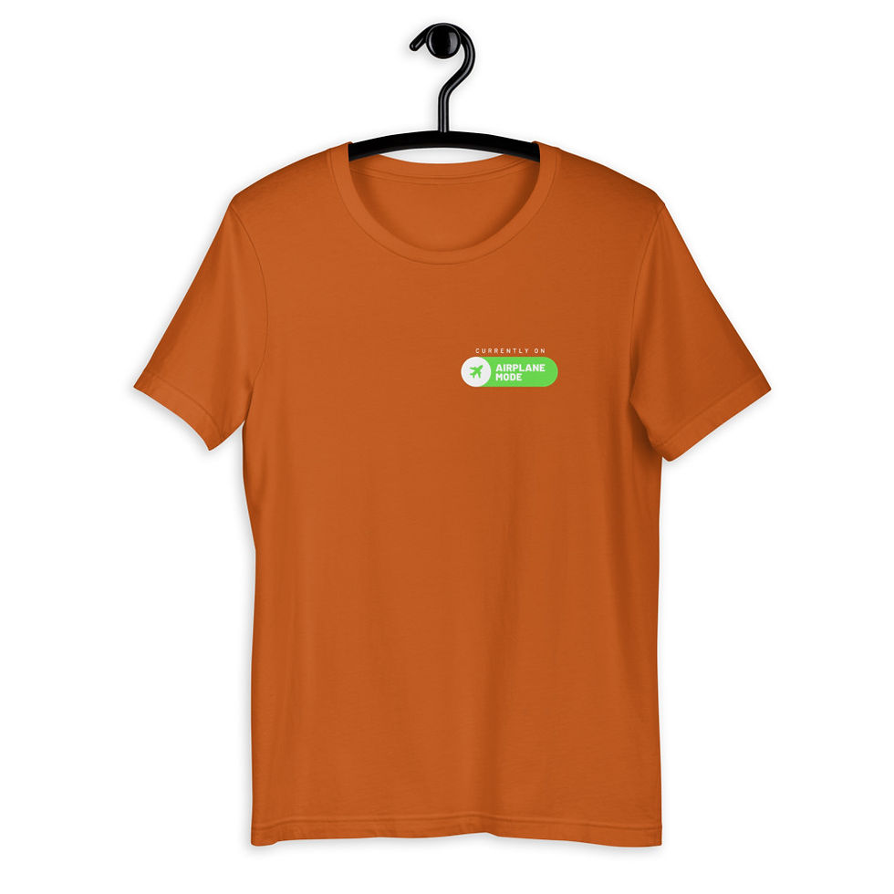 Thumbnail: Airplane Mode Short-Sleeve Unisex T-Shirt