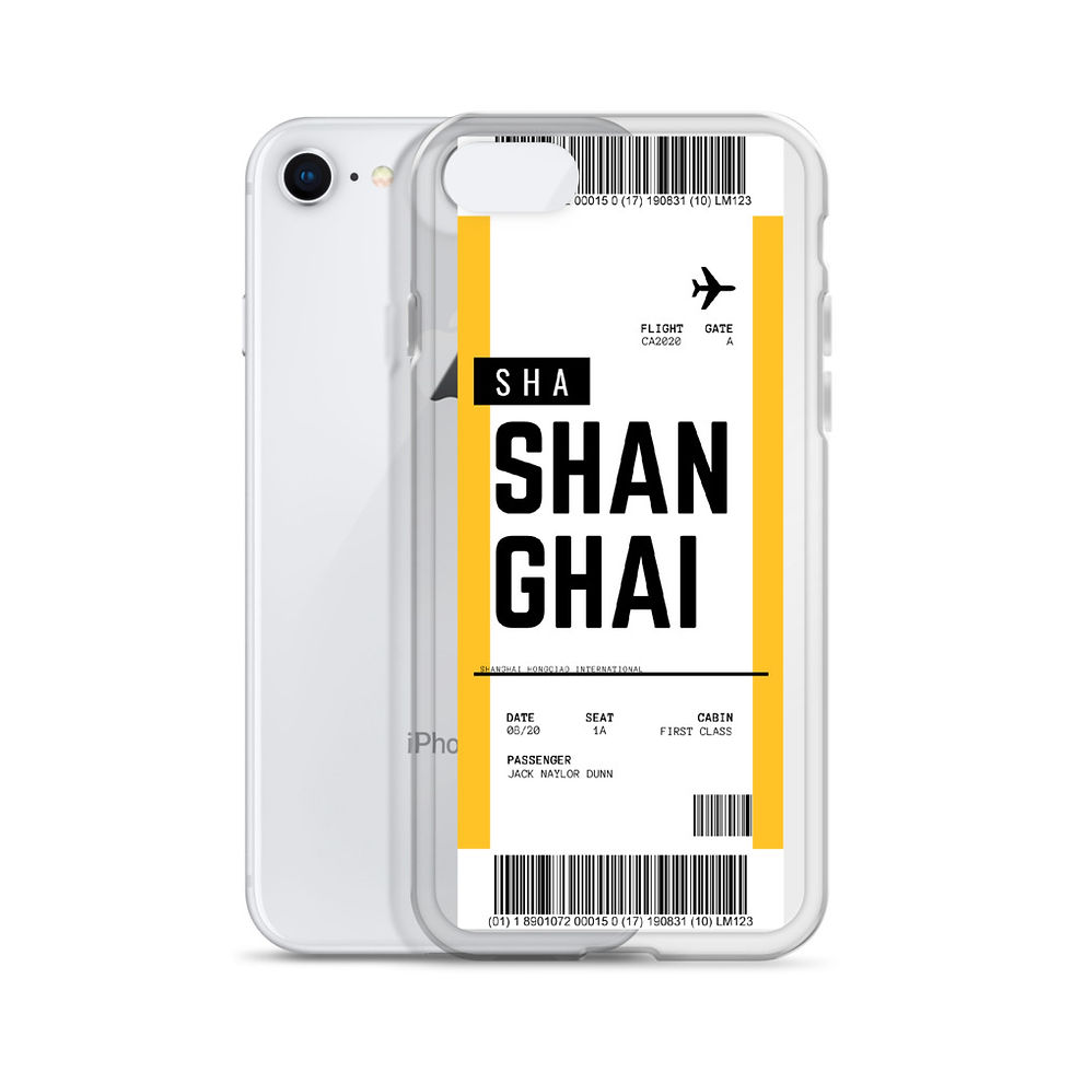 Thumbnail: Shanghai Boarding Pass iPhone Case