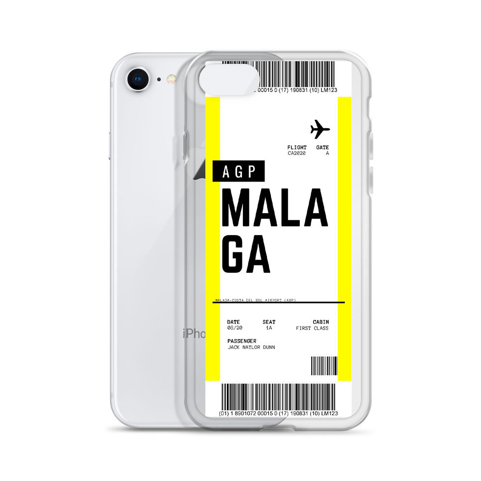 Thumbnail: Malaga Boarding Pass iPhone Case