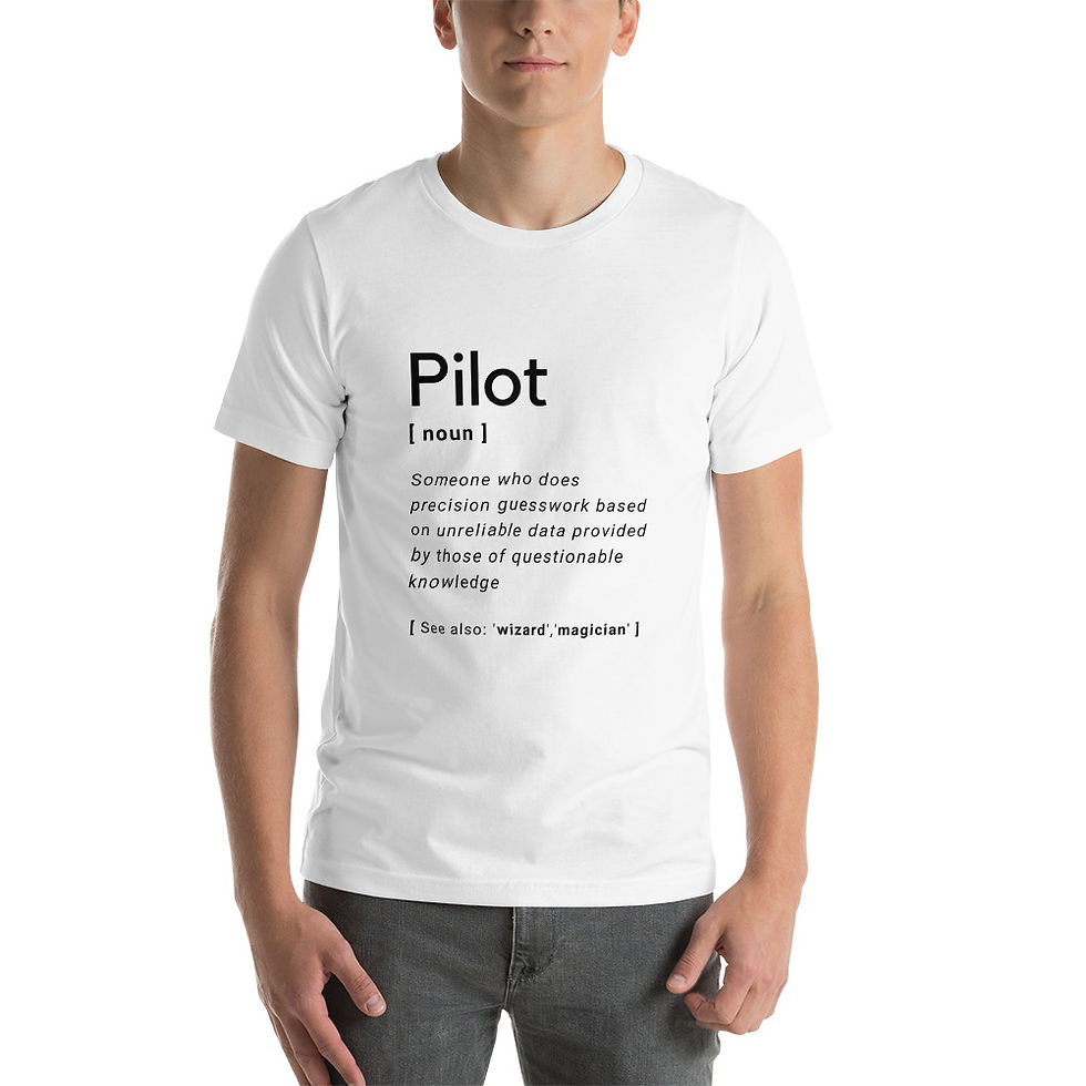 Thumbnail: 'Pilot' Definition Short-Sleeve Unisex T-Shirt