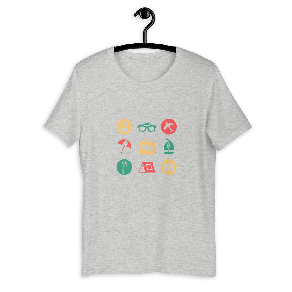 Thumbnail: Holiday Icons Short-Sleeve Unisex T-Shirt