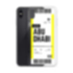 Thumbnail: Abu Dhabi Boarding Pass iPhone Case