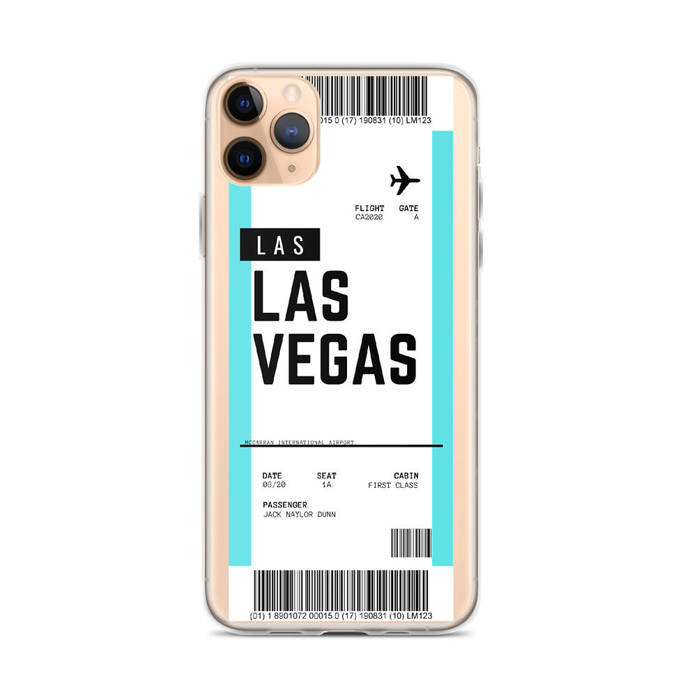 Thumbnail: Las Vegas Boarding Pass iPhone Case