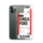 Thumbnail: Singapore Boarding Pass iPhone Case