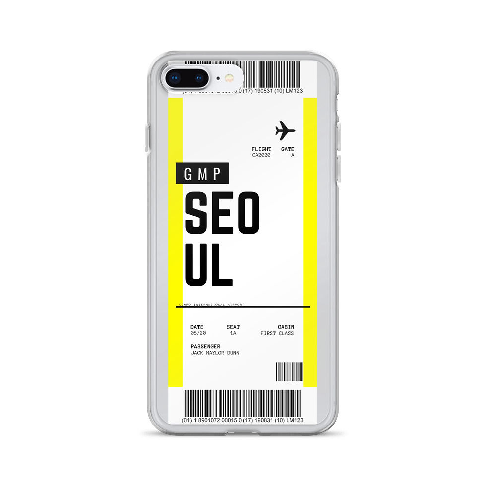 Thumbnail: Seoul Boarding Pass iPhone Case
