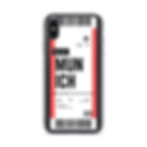 Thumbnail: Munich Boarding Pass iPhone Case