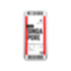 Thumbnail: Singapore Boarding Pass iPhone Case
