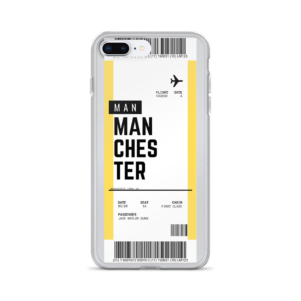 Thumbnail: Manchester Boarding Pass iPhone Case