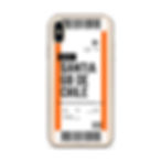 Thumbnail: Santiago De Chile Boarding Pass iPhone Case