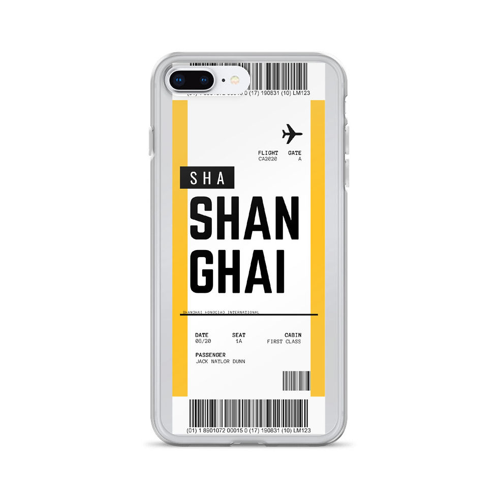 Thumbnail: Shanghai Boarding Pass iPhone Case