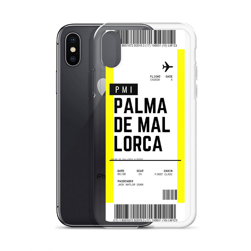 Thumbnail: Palma De Mallorca Boarding Pass iPhone Case