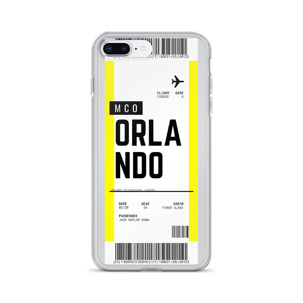 Thumbnail: Orlando Boarding Pass iPhone Case