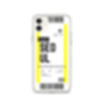 Thumbnail: Seoul Boarding Pass iPhone Case