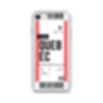 Thumbnail: Quebec Boarding Pass iPhone Case