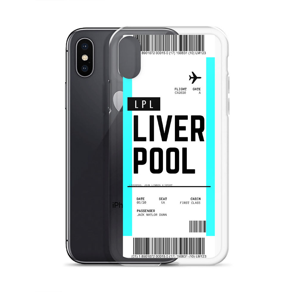 Thumbnail: Liverpool Boarding Pass iPhone Case