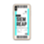 Thumbnail: Siem Reap Boarding Pass iPhone Case
