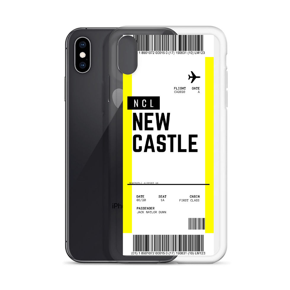 Thumbnail: Newcastle Boarding Pass iPhone Case
