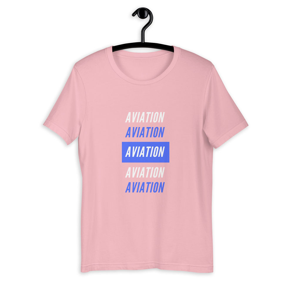 Thumbnail: Blue Aviation Short-Sleeve Unisex T-Shirt