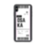 Thumbnail: Osaka Boarding Pass iPhone Case