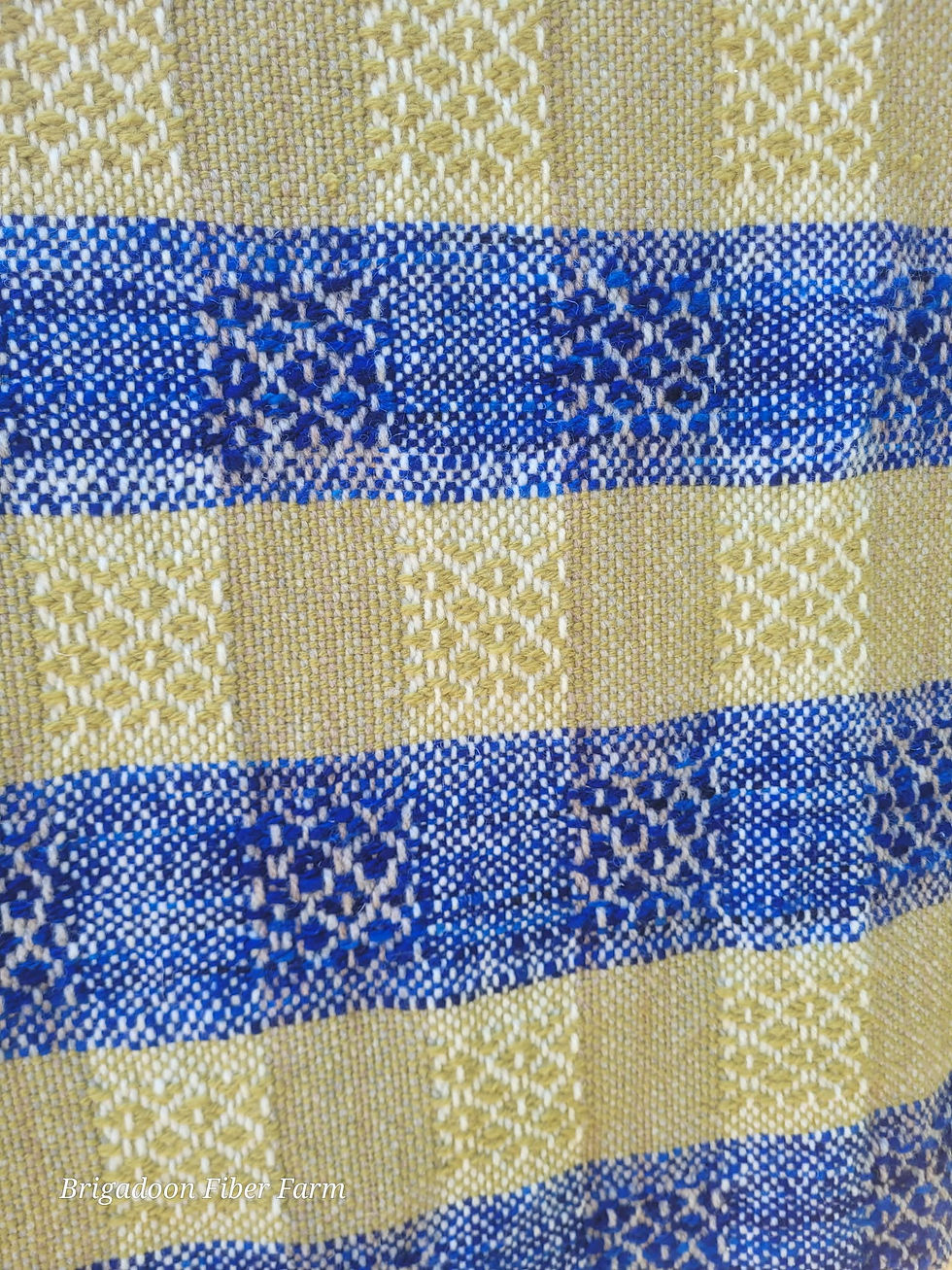 Thumbnail: Floating Windows, Handwoven Blanket, 100% wool, farm raised.
