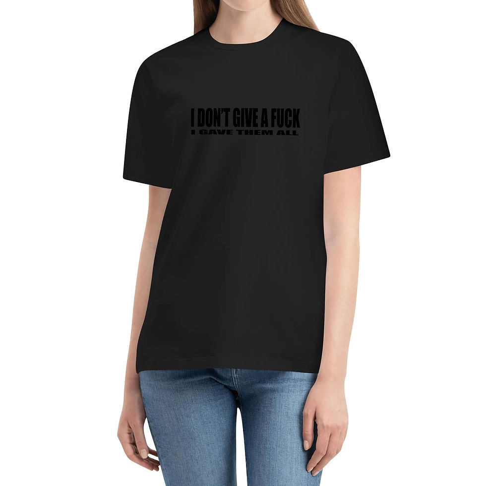Thumbnail: Gave all my fucks Crew Neck Short Sleeve T Shirt