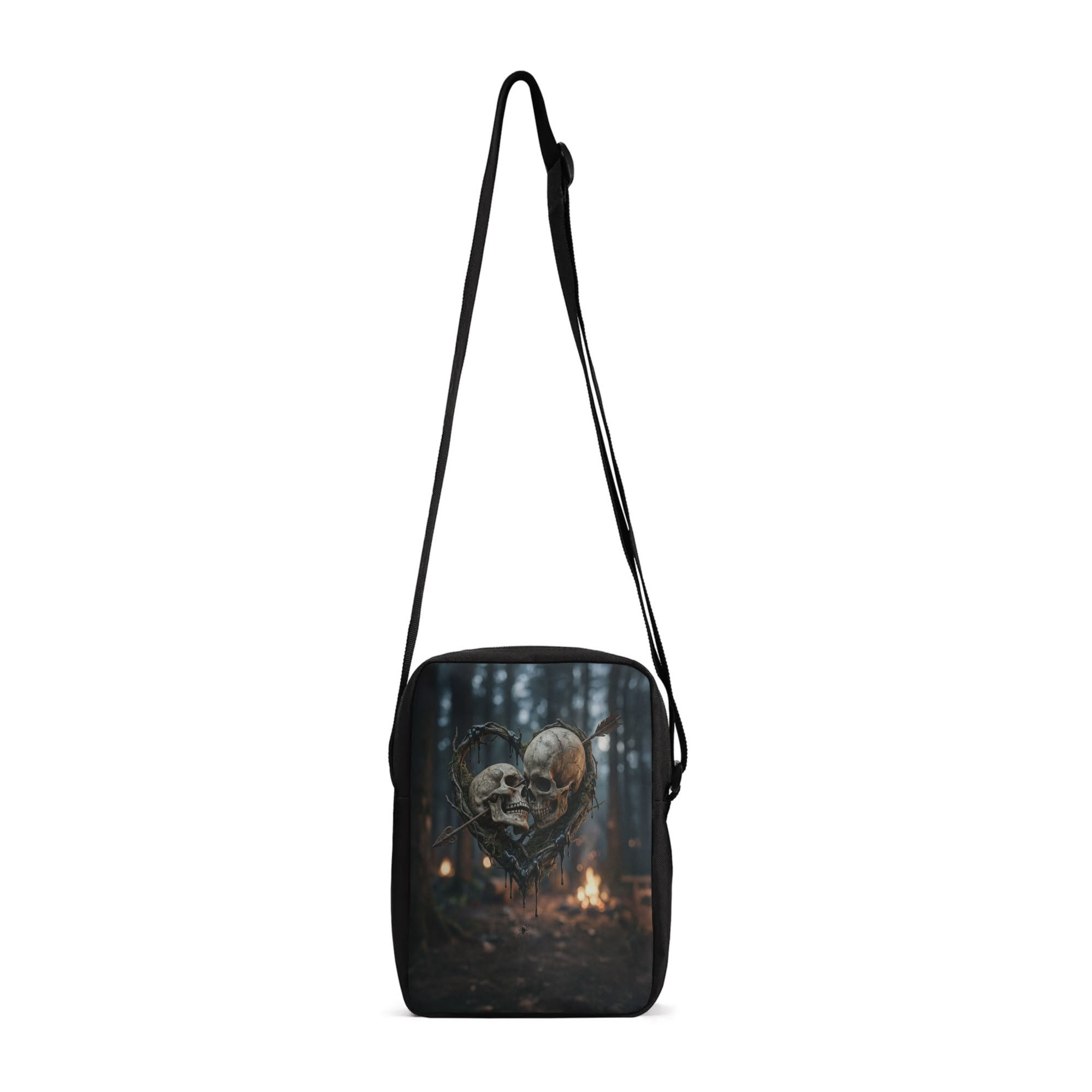 Skulls in woods Cross-Body Bag