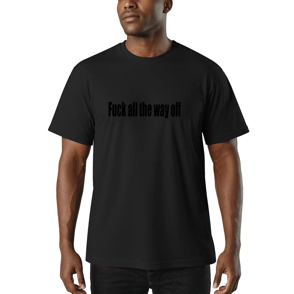 Thumbnail: Fuck all the way off Crew Neck Short Sleeve T Shirt