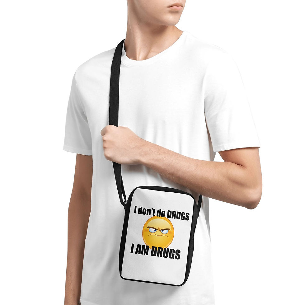 Thumbnail: i dont do d rugs Cross-Body Bag
