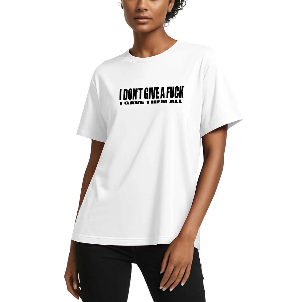 Thumbnail: Gave all my fucks Crew Neck Short Sleeve T Shirt