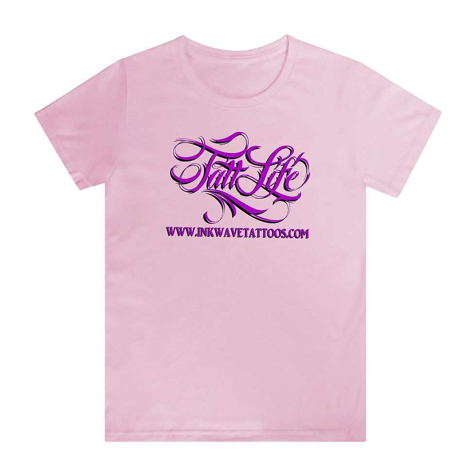 Thumbnail: tatt life purple Woman Crew neck T-shirts