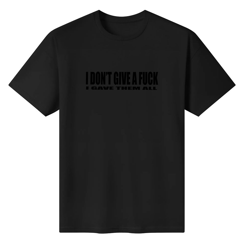 Thumbnail: Gave all my fucks Crew Neck Short Sleeve T Shirt
