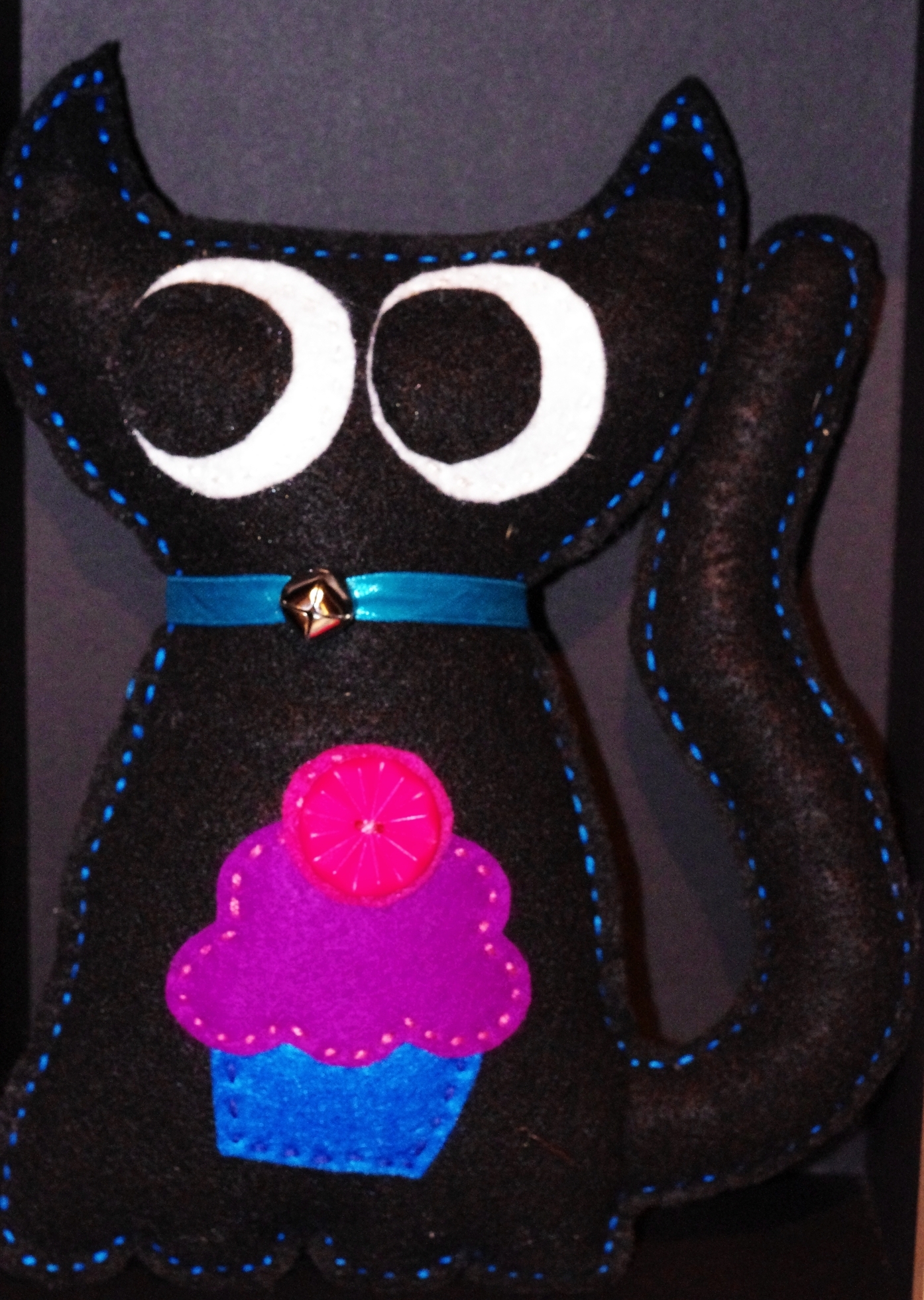 #C102 Chat noir cupcake $25