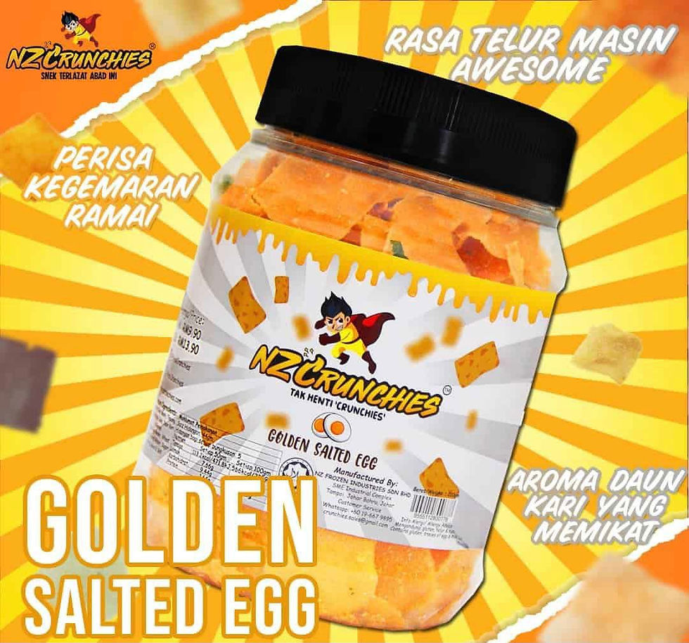 NZ Crunches Golden Salted Egg