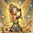 DALL·E 2024-10-13 19.39.42 - An illustrated Happiness Fairy, smiling and joyful, holding a