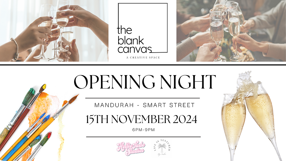 The Blank Canvas - Opening Night