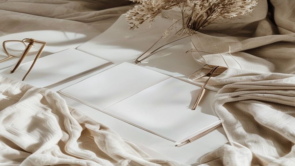 Fashion magazines and editorial notes beside a garment detail.