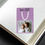 Thumbnail: Personalized  Faux Burlap  Aluminum  Bookmark - 2x3"