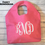 Thumbnail: Personalized Monogram Lined Jute Tote