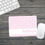 Thumbnail: Personalized Rectangle Watercolor Gingham Mousepad