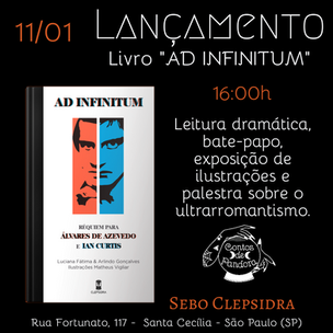 Contos de Pandora no lançamento do livro "Ad Infinitum"