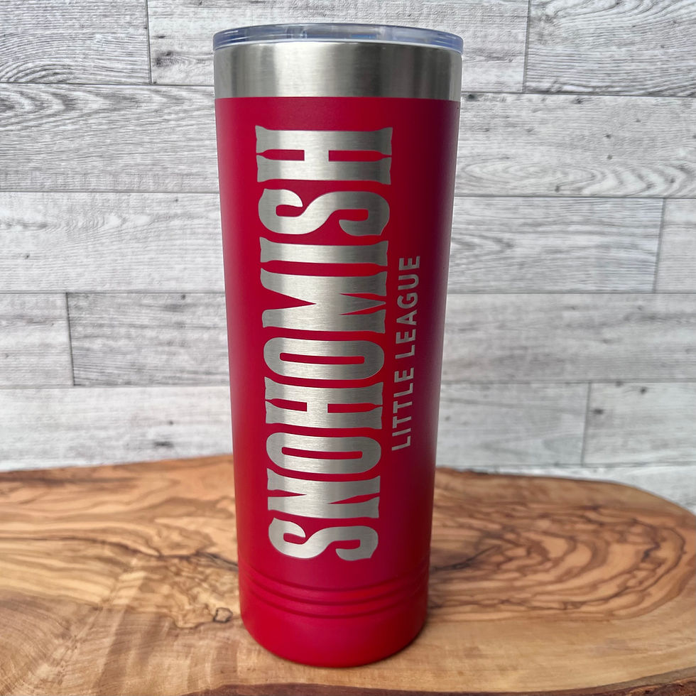 Thumbnail: 22 oz Skinny Tumbler | Snohomish Little League