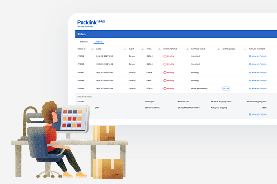 Packlink PRO Shipping Platform poster