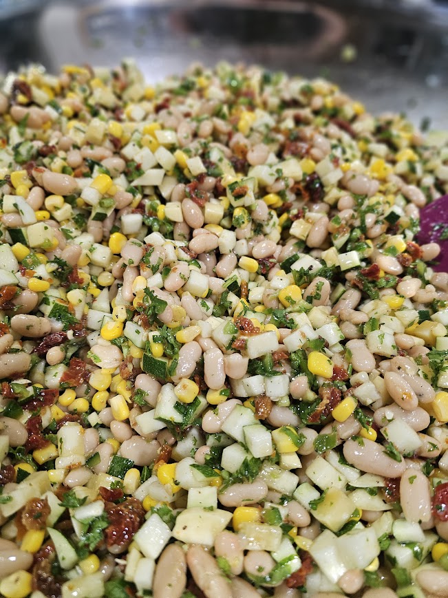 Arranged Food and Objects