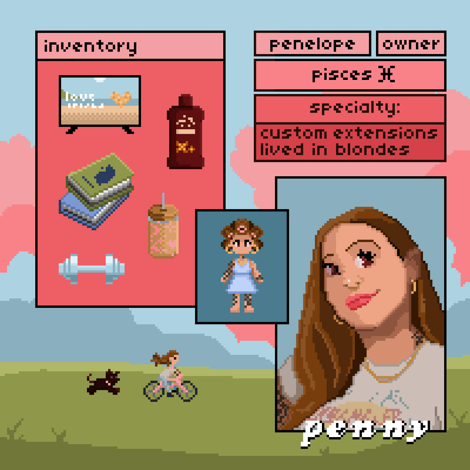 Penelope Clark, hair extension specialist at Coven Collective in Oak Bay, Victoria BC